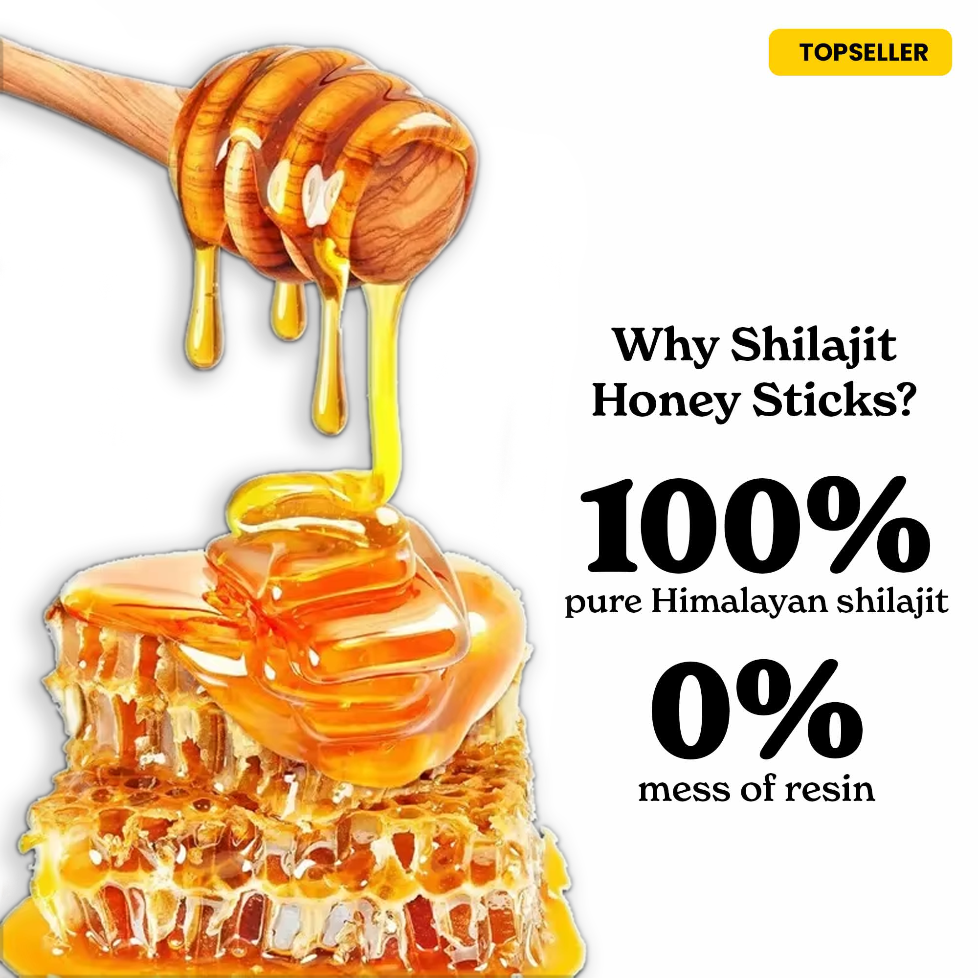 GOLD+ Shilajit Honey Sticks